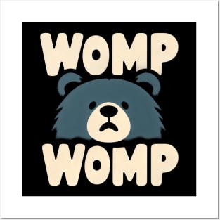 Wormp Wormp Bear Funny Bear Trash Panda Gift Posters and Art